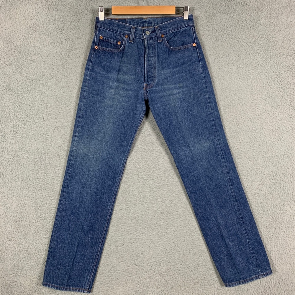 Vintage Levi's 501 1986 Jeans Made In USA #552 Button Fly 30x33 Fits 28x30 VTG
